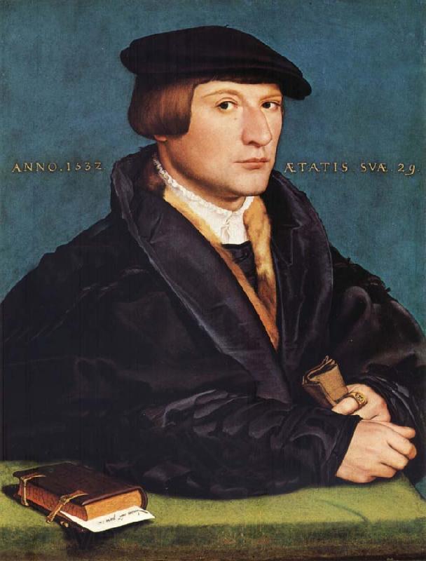 HOLBEIN, Hans the Younger Portrait of a Member of the Wedigh Family Spain oil painting art